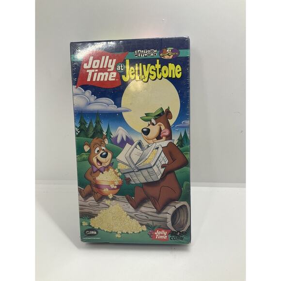 Yogi Bear VHS Cartoon Network Hanna-Barbera JOLLY TIME Popcorn at Jelly Stone - Picture 1 of 7